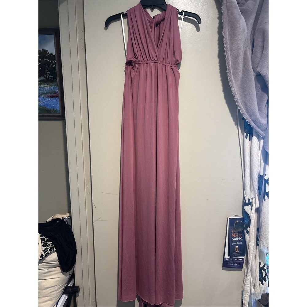 Dusty Rose Multi Way Convertible Maxi Dress OSFA